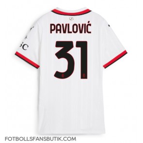 AC Milan Strahinja Pavlovic #31 Replika Bortatröja Damer 2024-25 Kortärmad